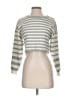 Daily Practice By Anthropologie Stripes Silver Gray Pullover Sweater Size XXS - photo 1