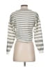 Daily Practice By Anthropologie Stripes Silver Gray Pullover Sweater Size XXS - photo 2