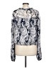 Intermix Silver Long Sleeve Blouse Size L - photo 2