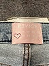 REVICE Hearts Blue Jeans Size 28 waist - photo 4