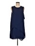 BCBGMAXAZRIA Solid Blue Cocktail Dress Size M - photo 1