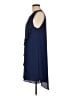 BCBGMAXAZRIA Solid Blue Cocktail Dress Size M - photo 5