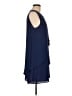 BCBGMAXAZRIA Solid Blue Cocktail Dress Size M - photo 4