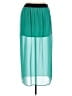 1018 100% Polyester Teal Casual Skirt Size L - photo 1
