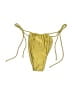 Assorted Brands Solid Yellow Swimsuit Bottoms Size L - photo 1