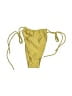 Assorted Brands Solid Yellow Swimsuit Bottoms Size L - photo 2