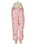Star Style Print Pink Casual Pants Size M - photo 1