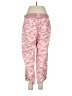 Star Style Print Pink Casual Pants Size M - photo 2