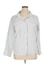 Chico's Gray Long Sleeve Button-Down Shirt Size XL (3) - photo 1
