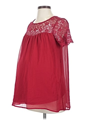 Motherhood Short Sleeve Blouse (view 1)