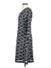 ECI 100% Polyester Argyle Gray Casual Dress Size 6 - photo 5
