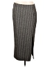 H&M Chevron-herringbone Gray Formal Skirt Size L - photo 1
