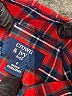 Crown & Ivy Plaid Red Long Sleeve Button-Down Shirt Size 6 - photo 3