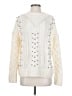 H&M 100% Acrylic Ivory Pullover Sweater Size S - photo 1