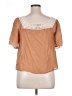 Miss Chievous Tan Short Sleeve Blouse Size XL - photo 2