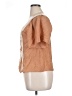 Miss Chievous Tan Short Sleeve Blouse Size XL - photo 5