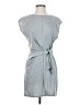 Unbranded Solid Gray Casual Dress Size S - photo 1