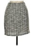 Aqua Tweed Gray Casual Skirt Size M - photo 2