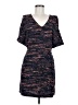 BCBGeneration 100% Polyester Print Blue Casual Dress Size 6 - photo 1
