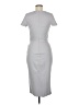 iris Solid Gray Casual Dress Size 6 - photo 2