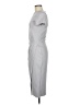 iris Solid Gray Casual Dress Size 6 - photo 5