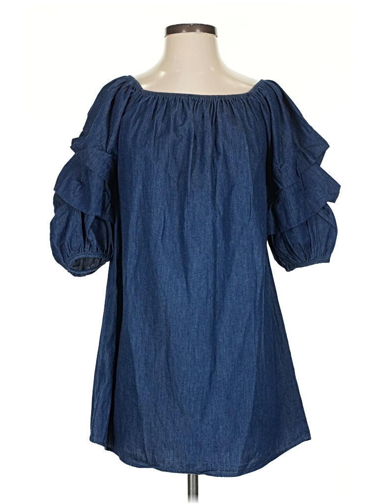 Pre-owned Bp. Casual Dress In Blue