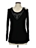 Tango Mango Black Long Sleeve Top Size M - photo 1