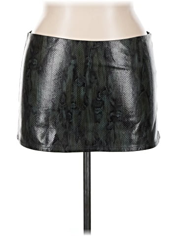 Miaou Faux Leather Skirt (view 1)