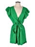 Unbranded 100% Polyester Solid Green Romper Size L - photo 1