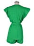 Unbranded 100% Polyester Solid Green Romper Size L - photo 2