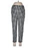 Bershka Checkered-gingham Black Casual Pants Size L - photo 1