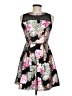 Paper Dolls Floral Black Cocktail Dress Size M - photo 2