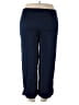 Ann Taylor LOFT Outlet Solid Blue Casual Pants Size XL - photo 2
