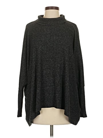 Self Contrast Turtleneck Sweater (view 1)