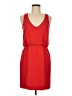 Mangano 100% Polyester Solid Red Casual Dress Size M - photo 1