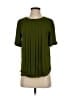 Ann Taylor 100% Polyester Green Short Sleeve Blouse Size XS - photo 1