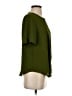 Ann Taylor 100% Polyester Green Short Sleeve Blouse Size XS - photo 4