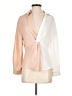 Central Park West 100% Polyester Color Block Ivory Long Sleeve Blouse Size XS - photo 1