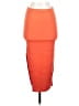 Lulus Color Block Orange Casual Skirt Size S - photo 1