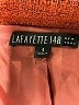 Lafayette 148 New York Tweed Orange Blazer Size 4 - photo 6