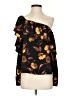 Leith Black Long Sleeve Blouse Size S - photo 1