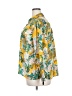 Jessica Simpson 100% Polyester Floral Yellow 3/4 Sleeve Blouse Size 2X - photo 5
