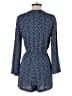 THE NORMAL BRAND 100% Rayon Polka Dots Blue Romper Size XS - photo 2