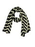 Unbranded 100% Acrylic Chevron-herringbone Green Gold Scarf One size - photo 1