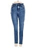 Express Hearts Blue Jeans Size S - photo 1