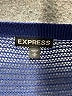 Express 100% Rayon Blue 3/4 Sleeve Top Size M - photo 7