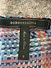 BCBGMAXAZRIA 100% Silk Tweed Blue Long Sleeve Silk Top Size S - photo 7