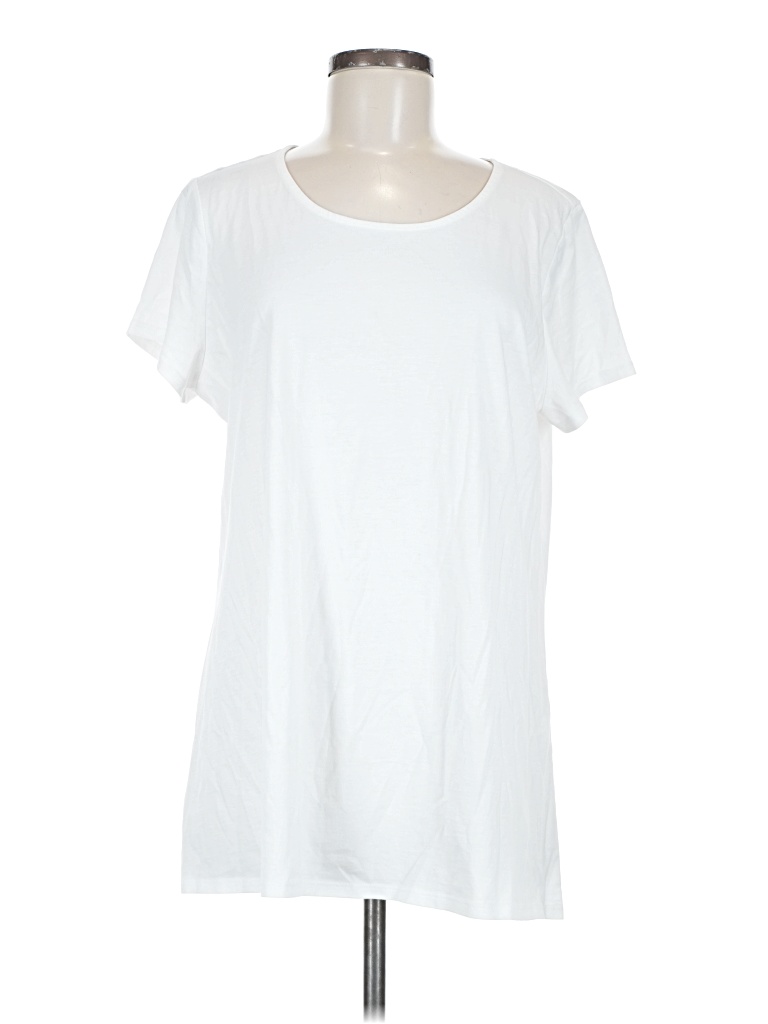 Pre-owned Purejill Short Sleeve T-shirt In White