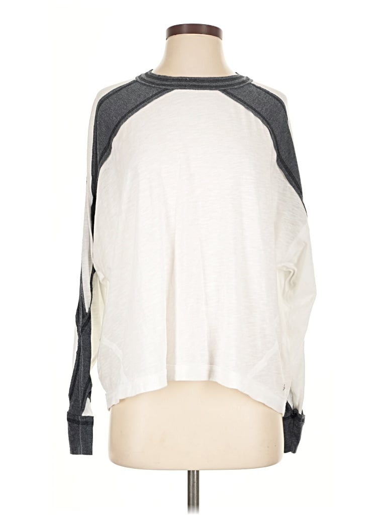 Pre-owned Fp Movement 3/4 Sleeve T-shirt In Gray