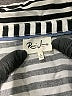Assorted Brands 100% Rayon Stripes Black 3/4 Sleeve Button-Down Shirt Size L - photo 7
